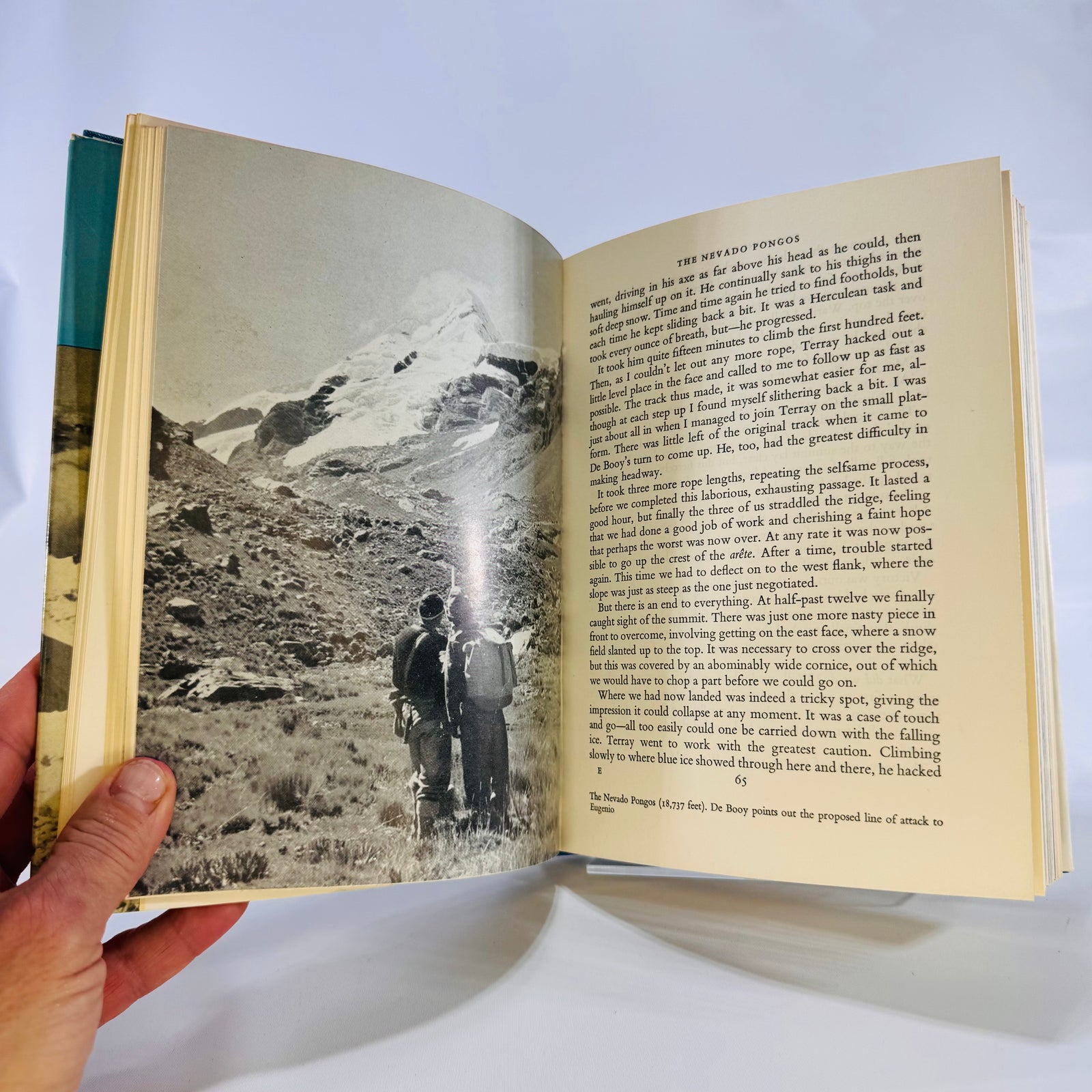 The Untrodden Andes by C.G. Egeler & T. de Booy (1955), Hardcover with Dust Jacket