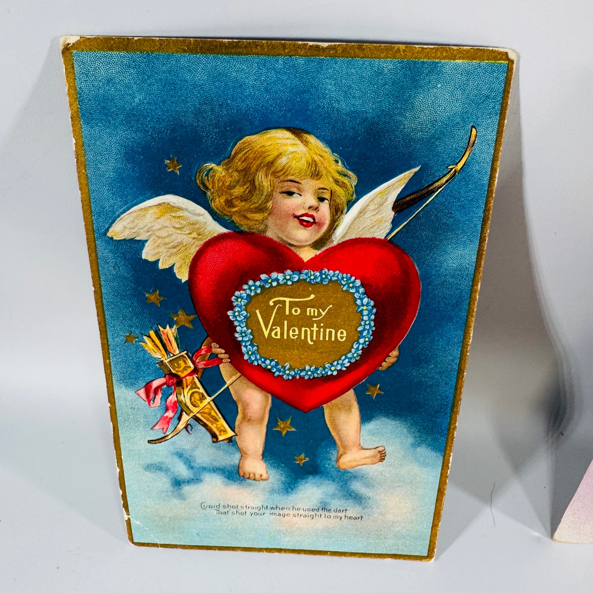 Antique Valentine Postcards Lot of 3 | Embossed Cupid | 1908–1911 ...