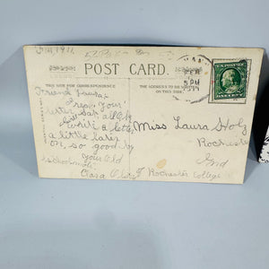 Antique Valentine Postcards Lot of 3 | Embossed Cupid | 1908–1911 Postmarked | Vintage Ephemera