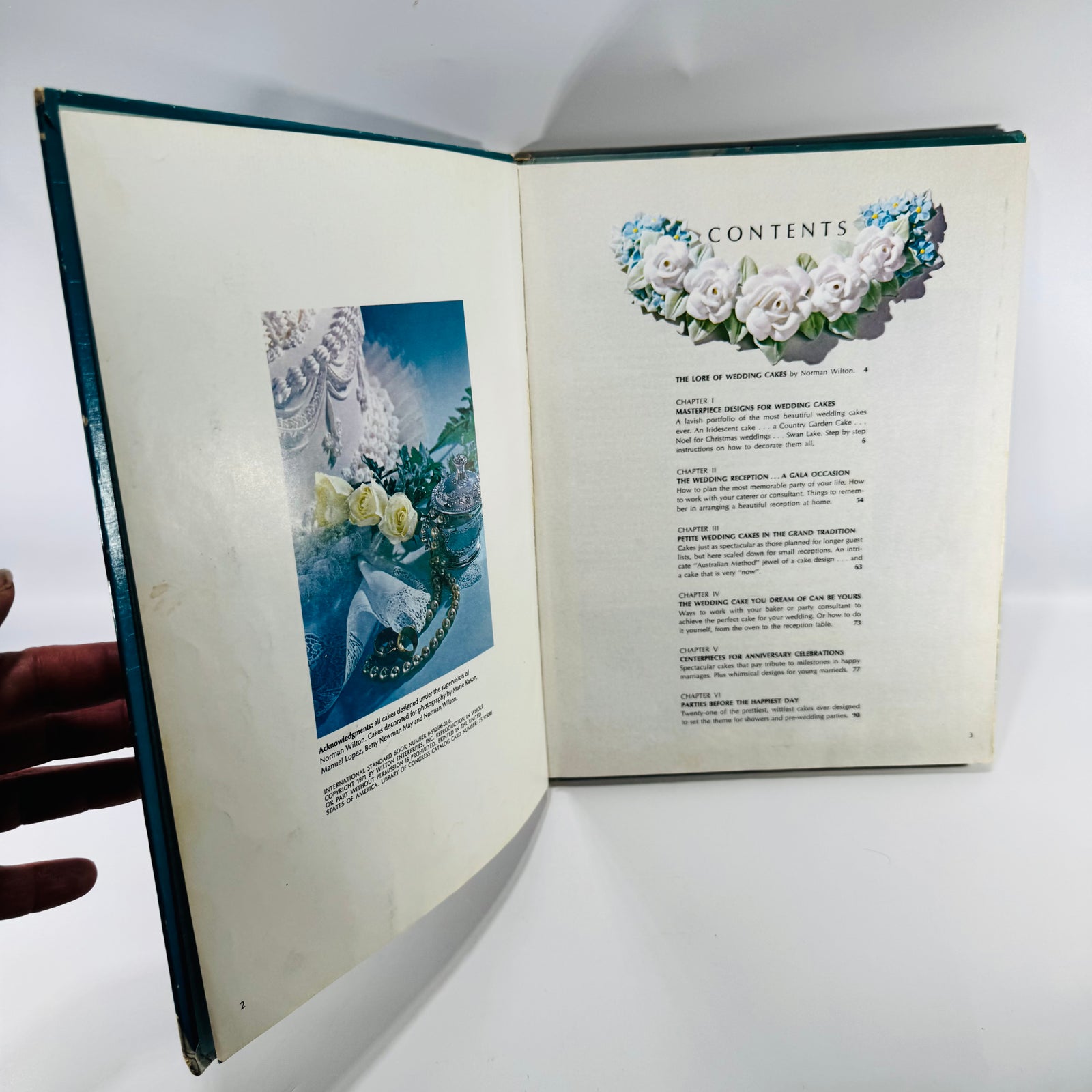 The Wilton Book of Wedding Cakes — 1971 First Edition | Vintage Cookbook | Hardcover