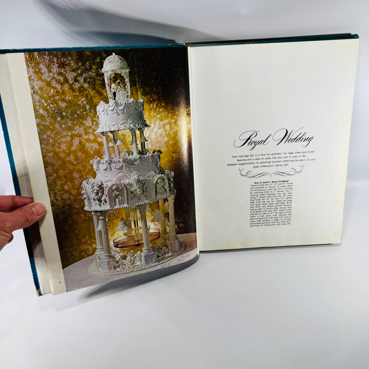 The Wilton Book of Wedding Cakes — 1971 First Edition | Vintage Cookbook | Hardcover