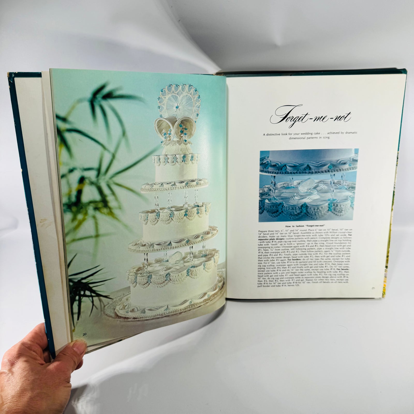 The Wilton Book of Wedding Cakes — 1971 First Edition | Vintage Cookbook | Hardcover