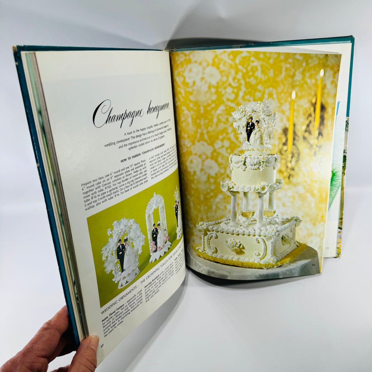 The Wilton Book of Wedding Cakes — 1971 First Edition | Vintage Cookbook | Hardcover
