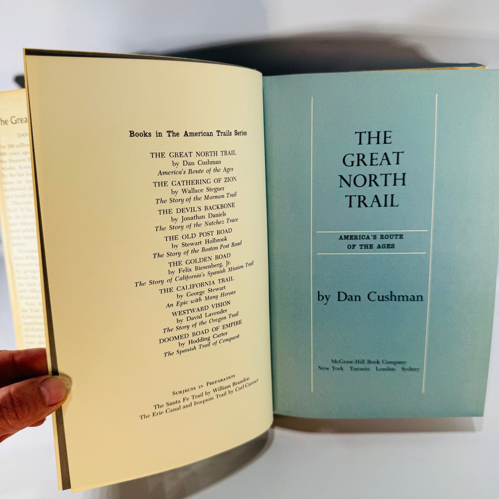 The Great North Trail — Dan Cushman | 1966 | American History, Western Trails