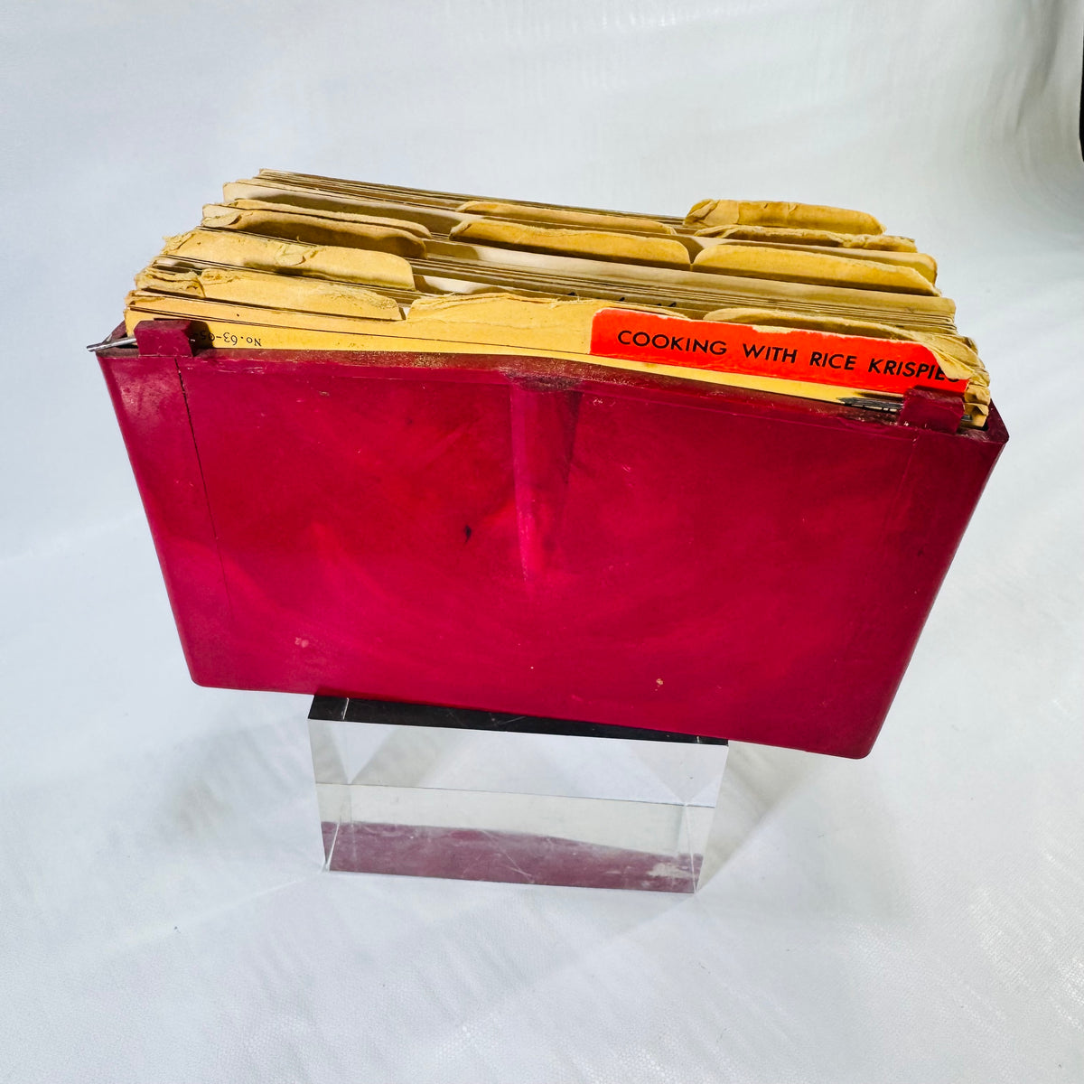 Robin Hood Flour Recipe Box 1950s to 1960s with Handwritten Recipe Cards
