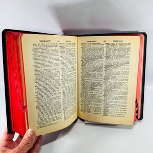 Vintage Webster Dictionary 1935 The New Universities Edition Hardcover Joseph Devlin World Syndicate Publishing