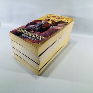 Dragonlance Fantasy Paperback Book Lot of 4 | Wizards of the Coast 2000-2003 | Crossroads Barbarians Ergoth