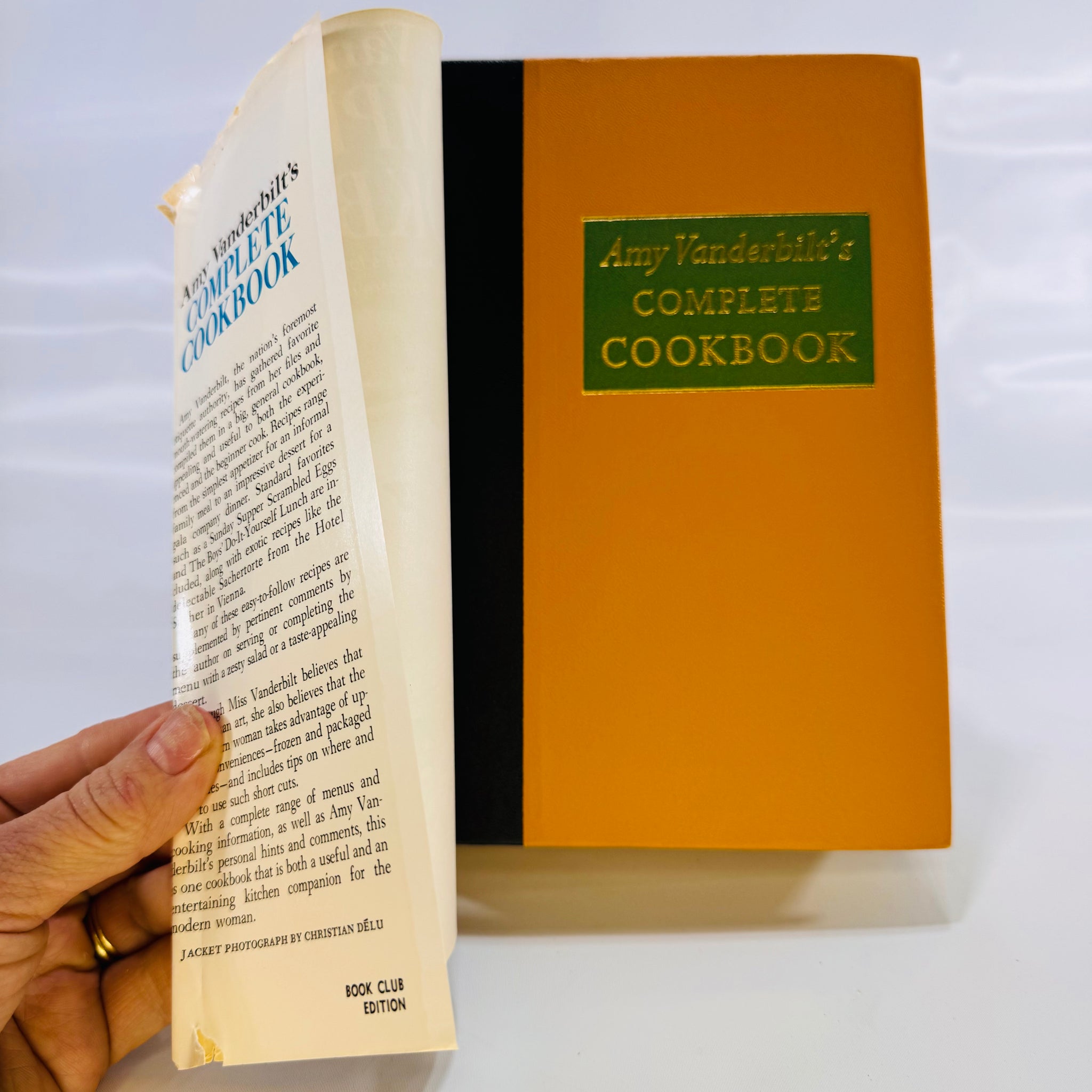 Amy Vanderbilt's Complete Cookbook 1961 Doubleday & Company Hardcover
