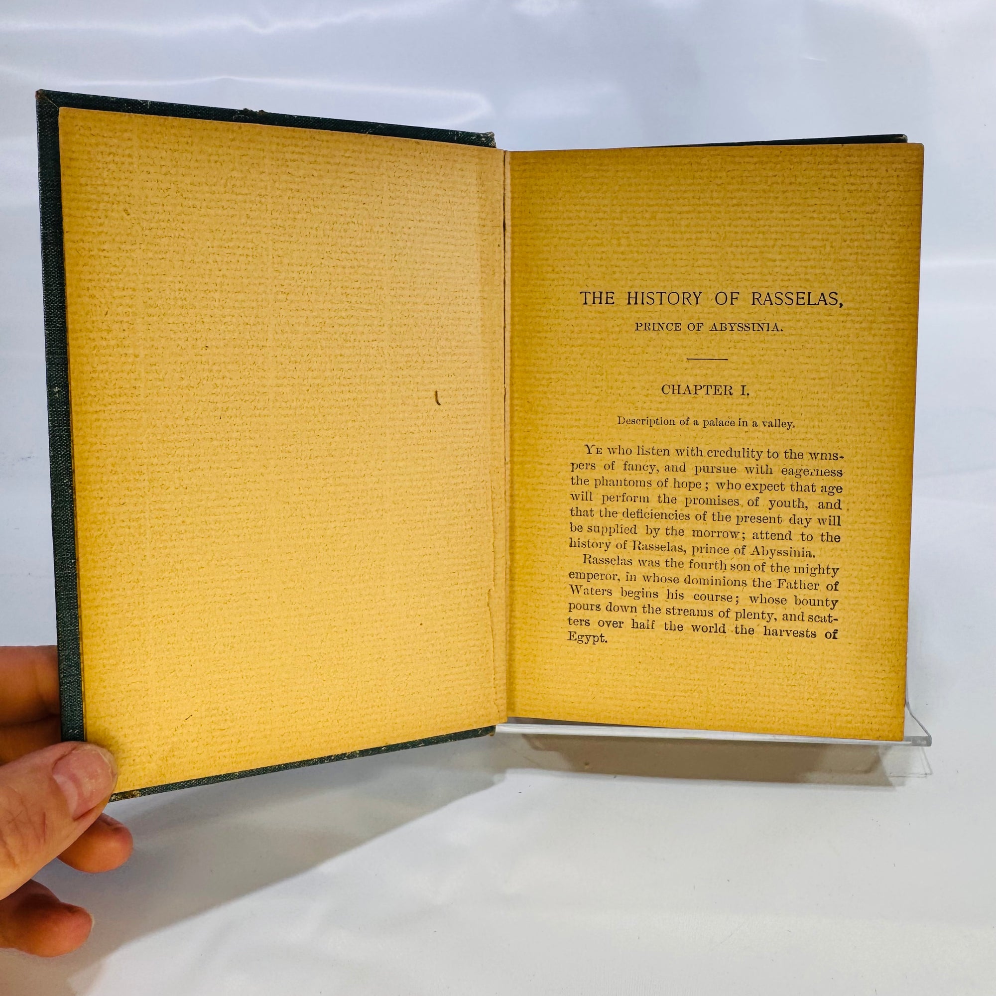 The History of Rasselas, Prince of Abyssinia, a Tale by Samuel Johnson (N.D.), L.L.D. Donohue Henneberry & Co., Hardcover
