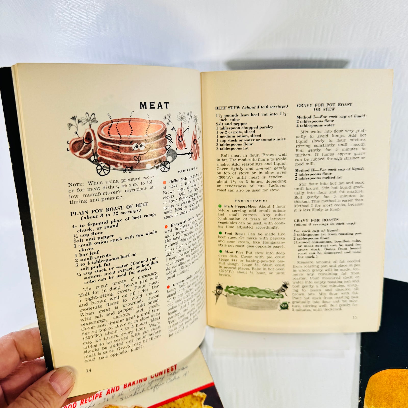 Metropolitan Cook Book 1955 Recipe Pamphlet Bundle with Pillsbury and Art of Making Bread