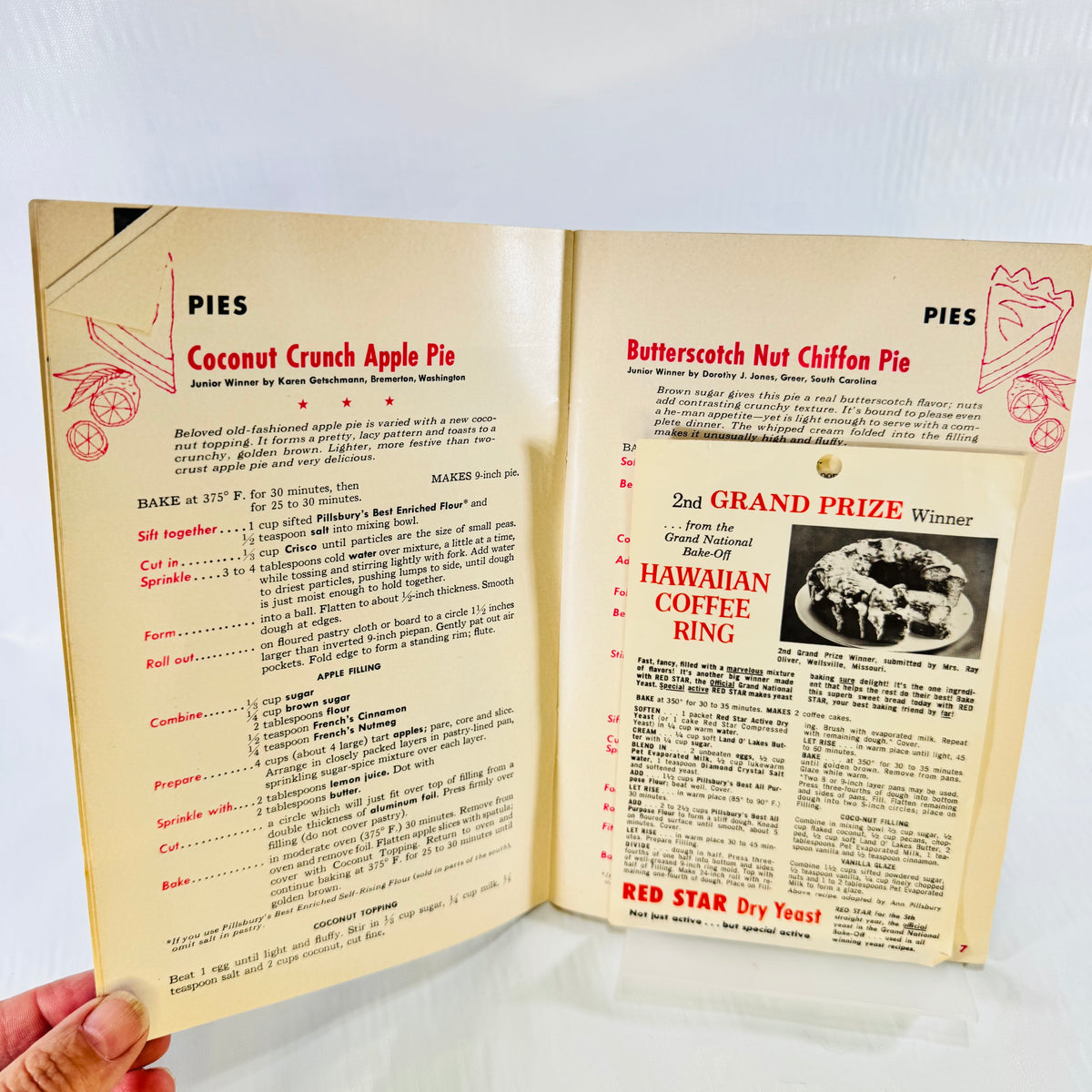 Metropolitan Cook Book 1955 Recipe Pamphlet Bundle with Pillsbury and Art of Making Bread
