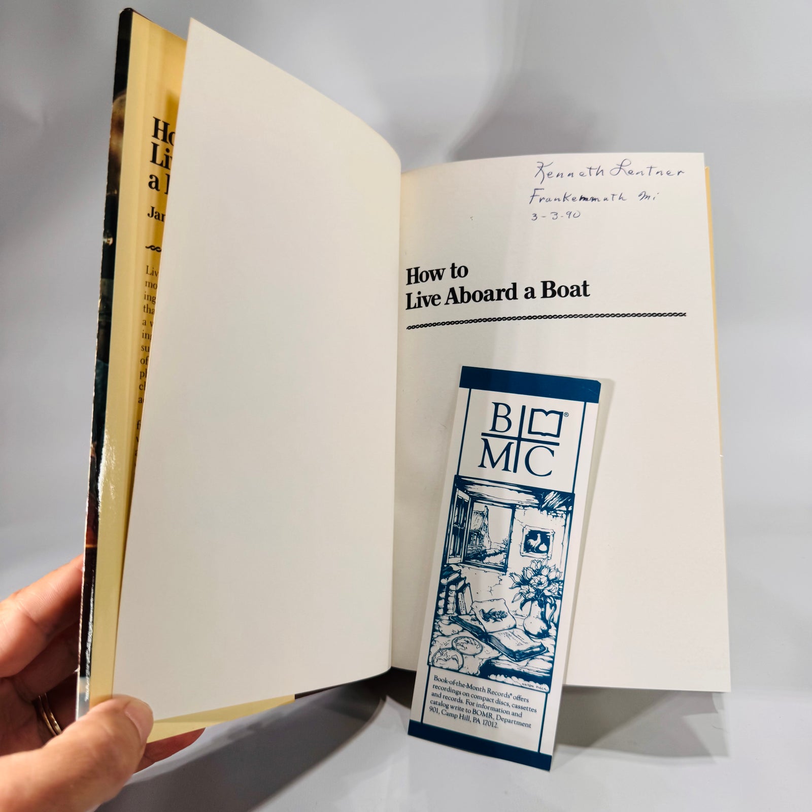 How to Live Aboard a Boat (1983) — Janet Groene | Practical Guide with B&W Photos, Nautical Living & Seamanship
