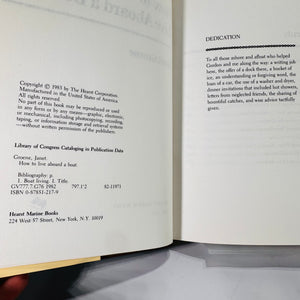 How to Live Aboard a Boat (1983) — Janet Groene | Practical Guide with B&W Photos, Nautical Living & Seamanship