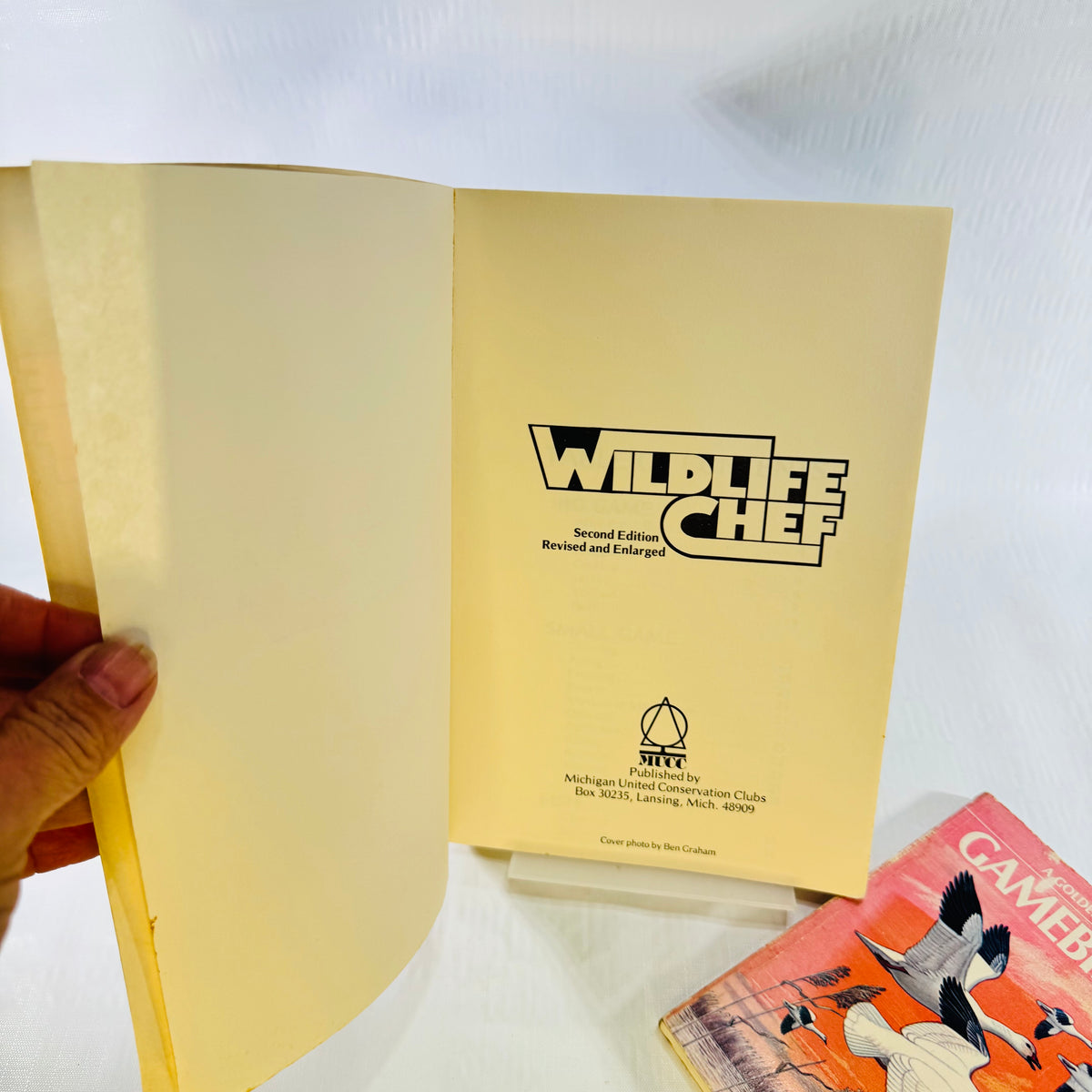 Wildlife Chef Michigan MUCC & Gamebirds Golden Guide Vintage Hunting Cookbook Bundle
