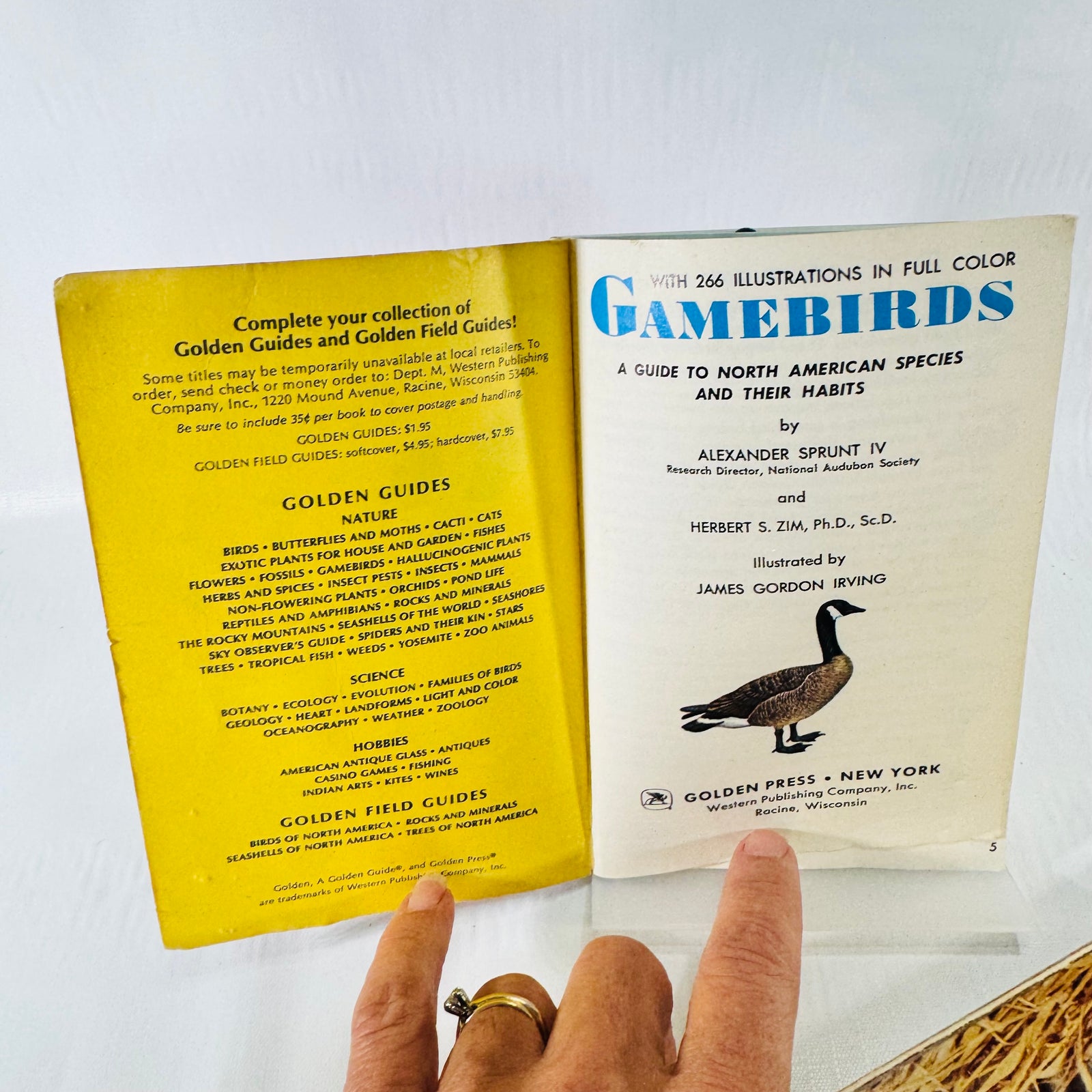 Wildlife Chef Michigan MUCC & Gamebirds Golden Guide Vintage Hunting Cookbook Bundle