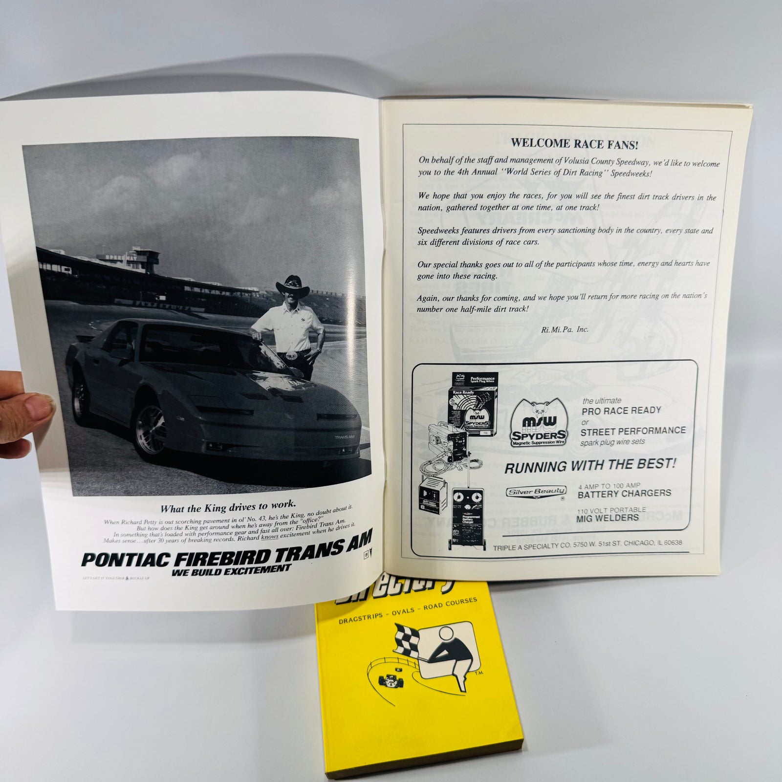 Vintage NASCAR Racing Reference Book Bundle — Speedweeks ’86, National Speedway Directory & The Racer’s Tax Guide
