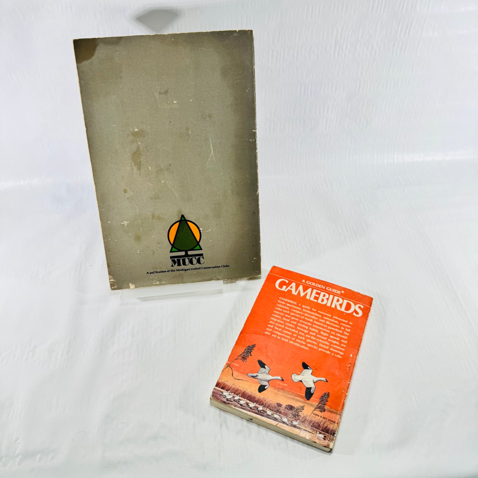 Wildlife Chef Michigan MUCC & Gamebirds Golden Guide Vintage Hunting Cookbook Bundle