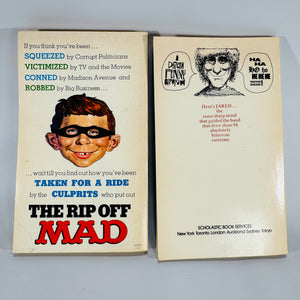 The Rip Off Mad (1973) & Laugh Until It Hurts (1974)  Vintage Humor Book Set— 1970s Satire Paperbacks | Comic Parod