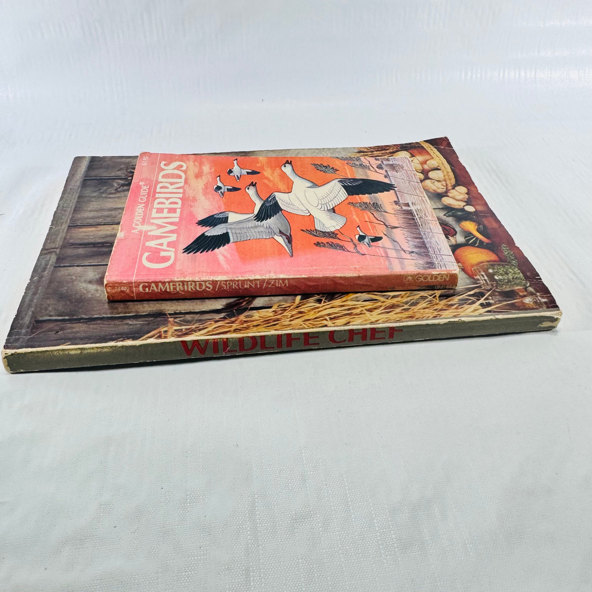 Wildlife Chef Michigan MUCC & Gamebirds Golden Guide Vintage Hunting Cookbook Bundle