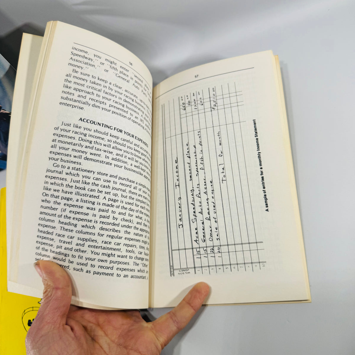 Vintage NASCAR Racing Reference Book Bundle — Speedweeks ’86, National Speedway Directory & The Racer’s Tax Guide