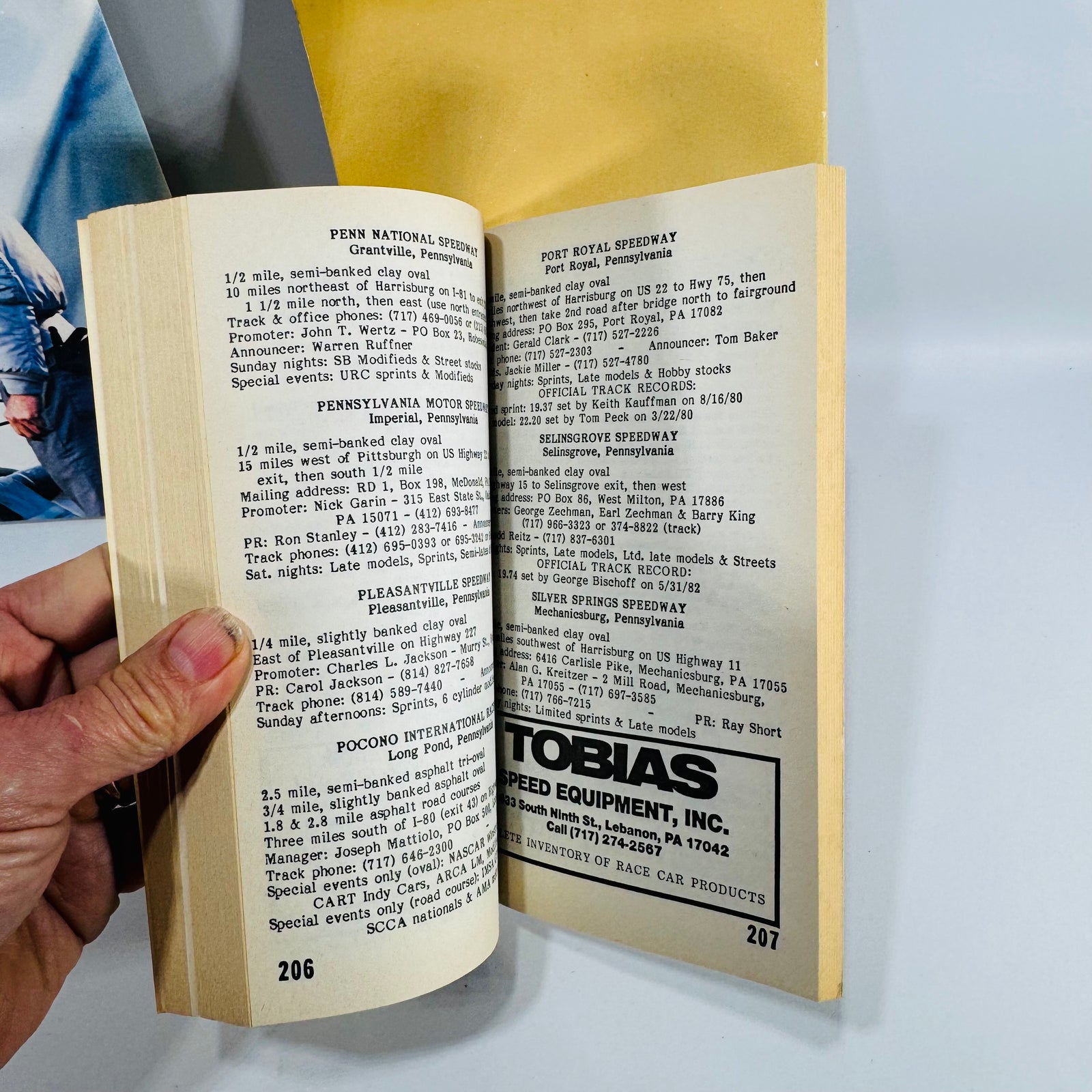 Vintage NASCAR Racing Reference Book Bundle — Speedweeks ’86, National Speedway Directory & The Racer’s Tax Guide