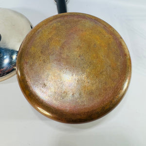 Vintage Revere Ware Saucepan with Lid | copper bottom stainless steel kitchenware