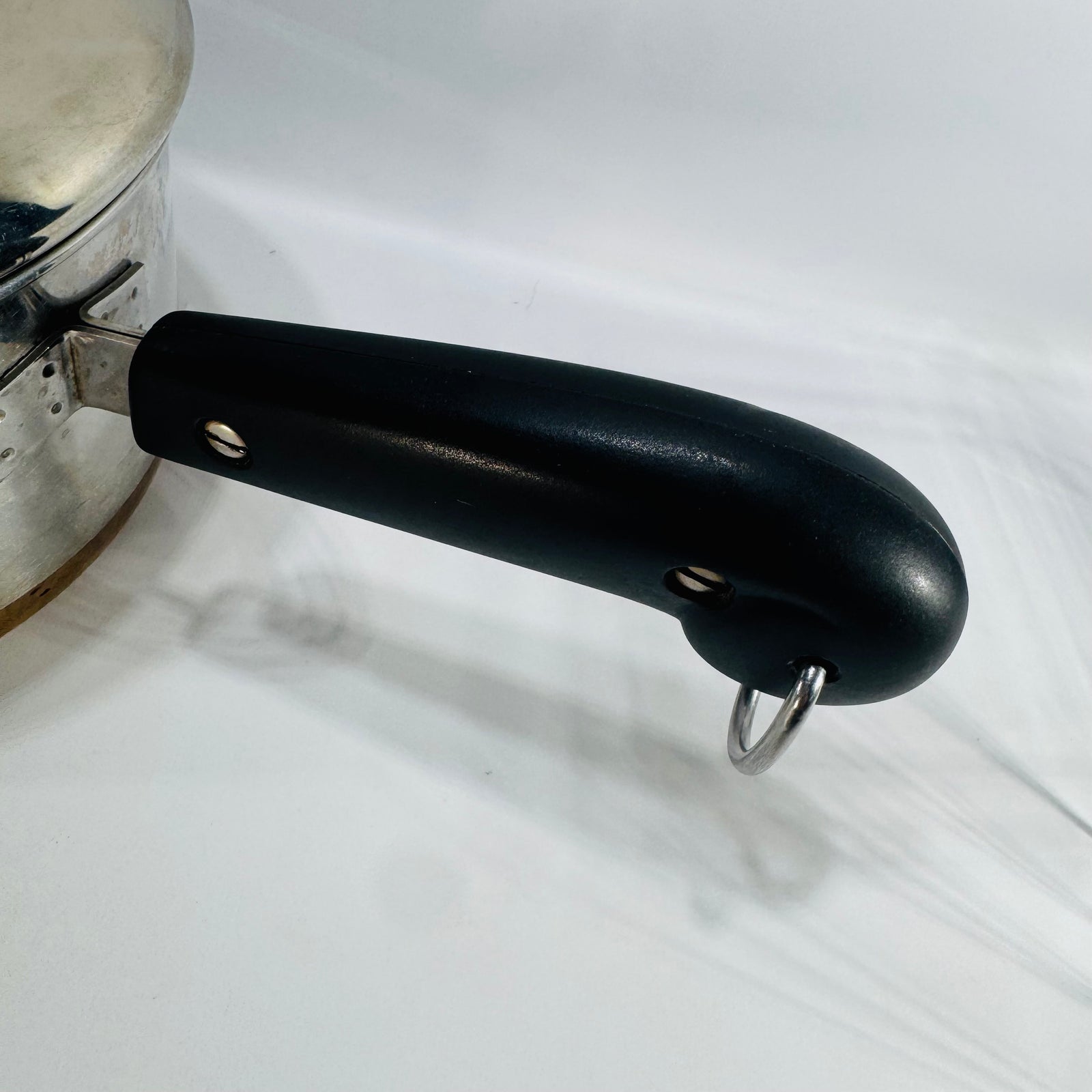 Vintage Revere Ware Saucepan with Lid | copper bottom stainless steel kitchenware