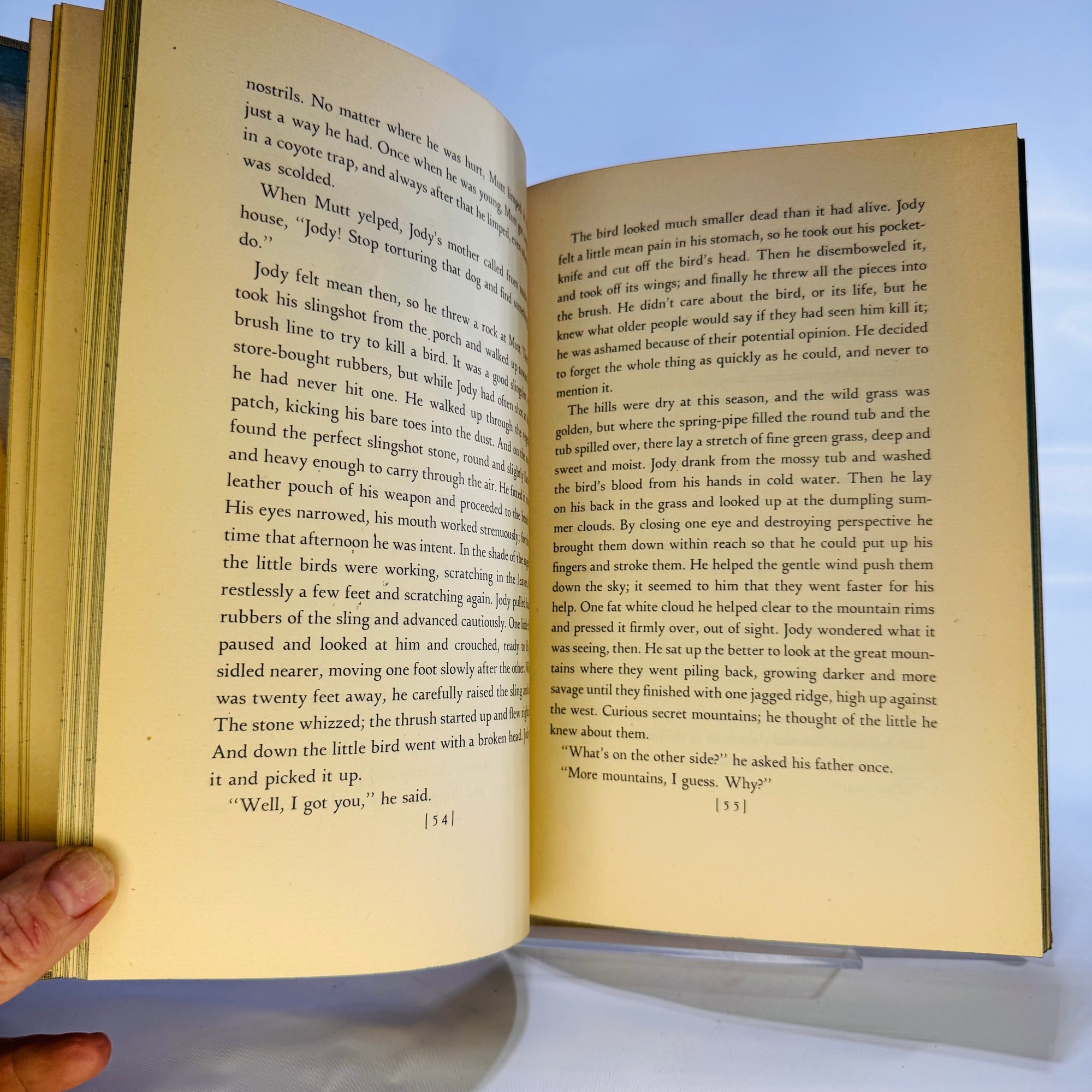The Red Pony by John Steinbeck with Illustrations by Wesley Dennis (1945), Viking Press, Hardcover