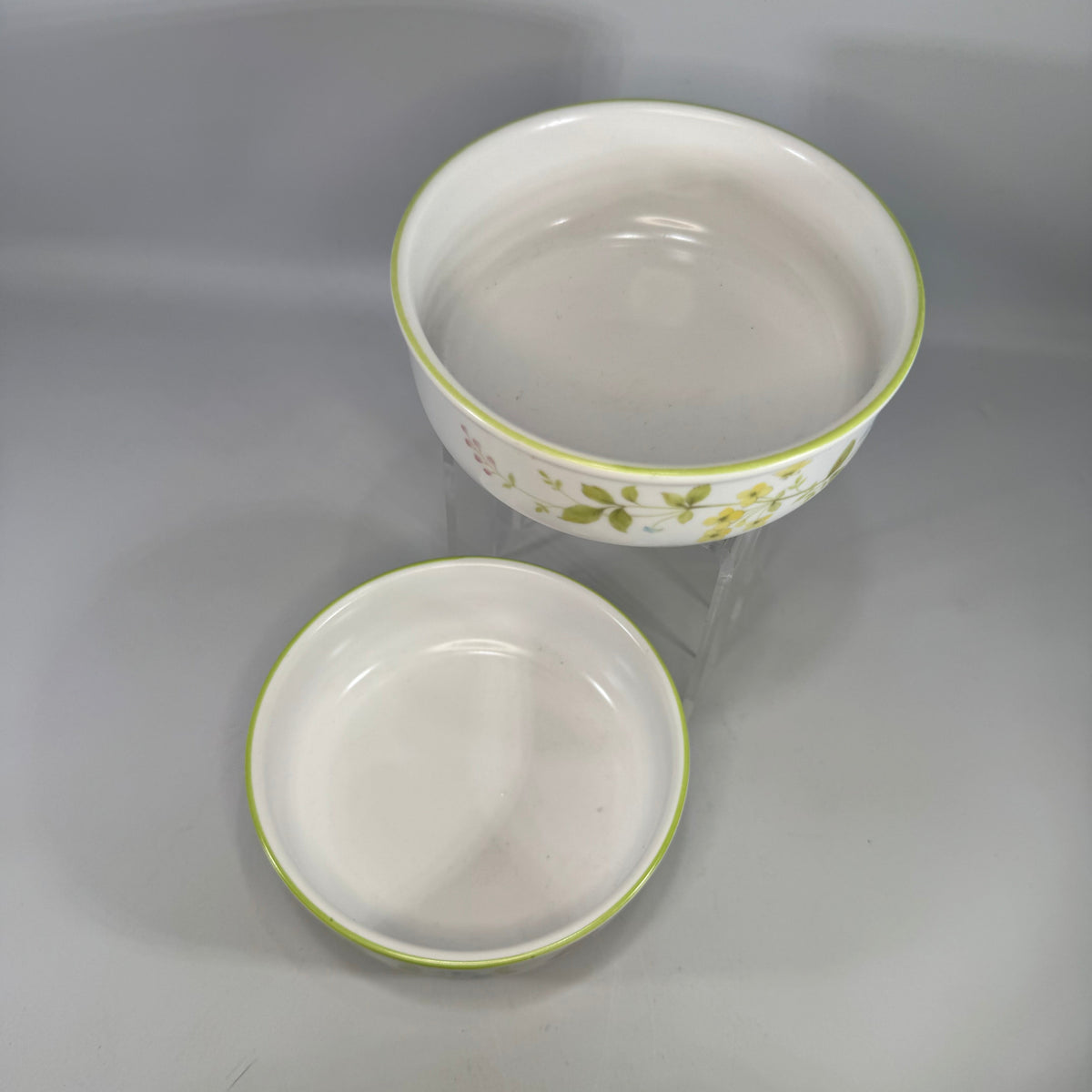 Two  Vintage Noritake Progression China Clear Day Bowls | Progression china floral bowls