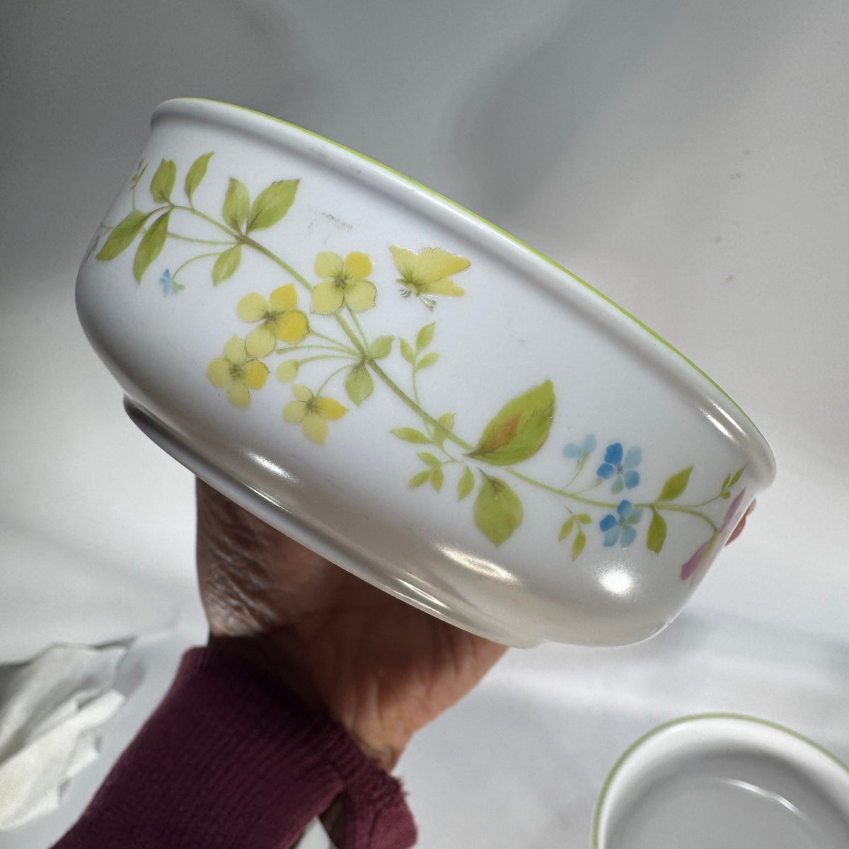 Two  Vintage Noritake Progression China Clear Day Bowls | Progression china floral bowls