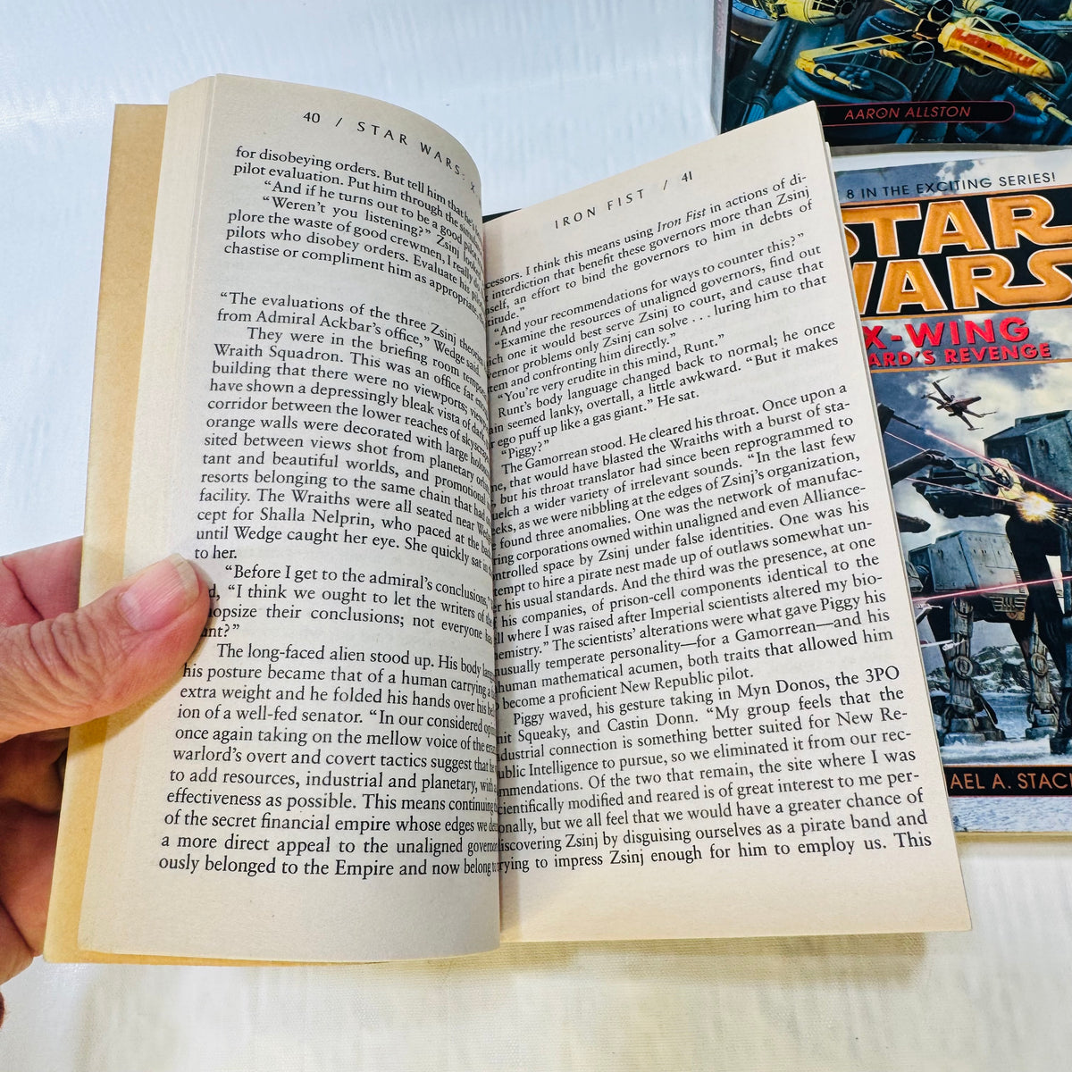 Star Wars X-Wing Books 6-9 Paperback Bundle | Allston Stackpole