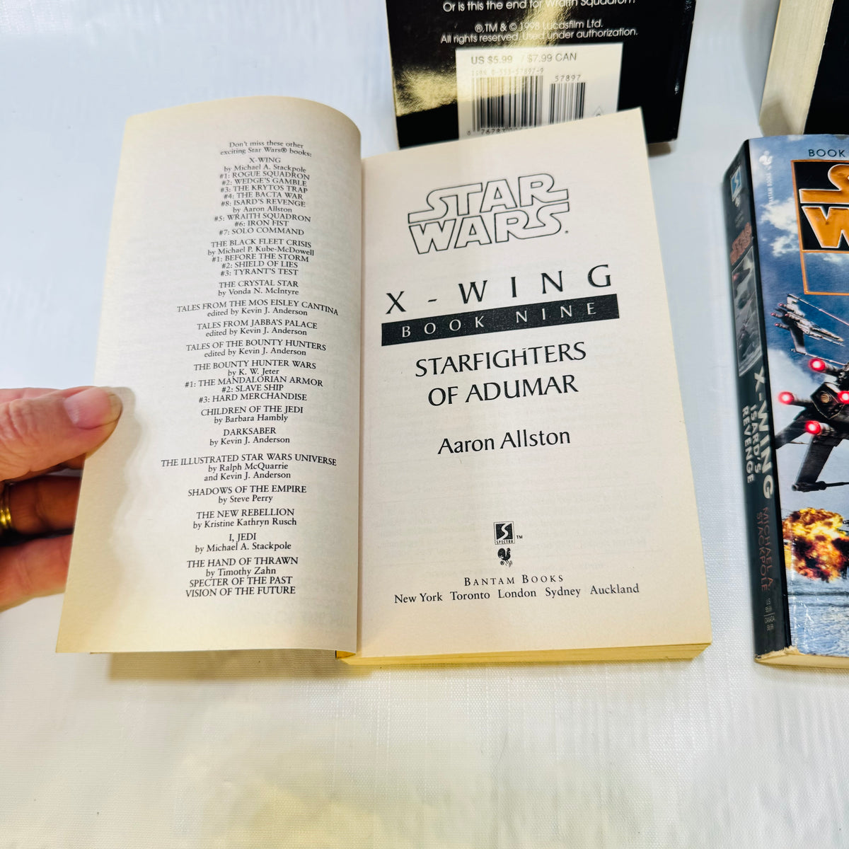 Star Wars X-Wing Books 6-9 Paperback Bundle | Allston Stackpole