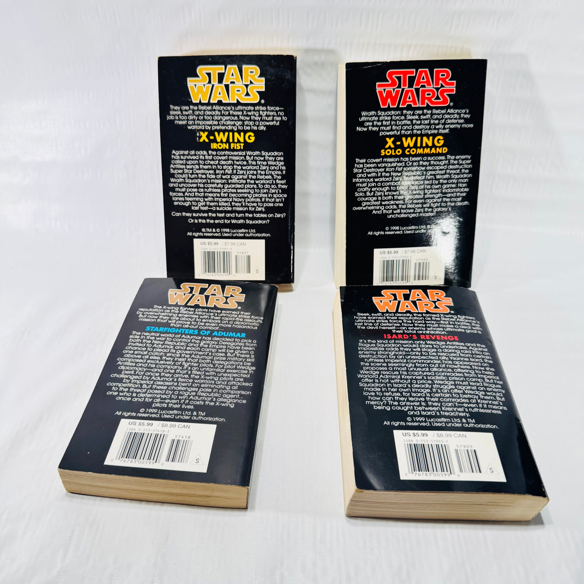 Star Wars X-Wing Books 6-9 Paperback Bundle | Allston Stackpole