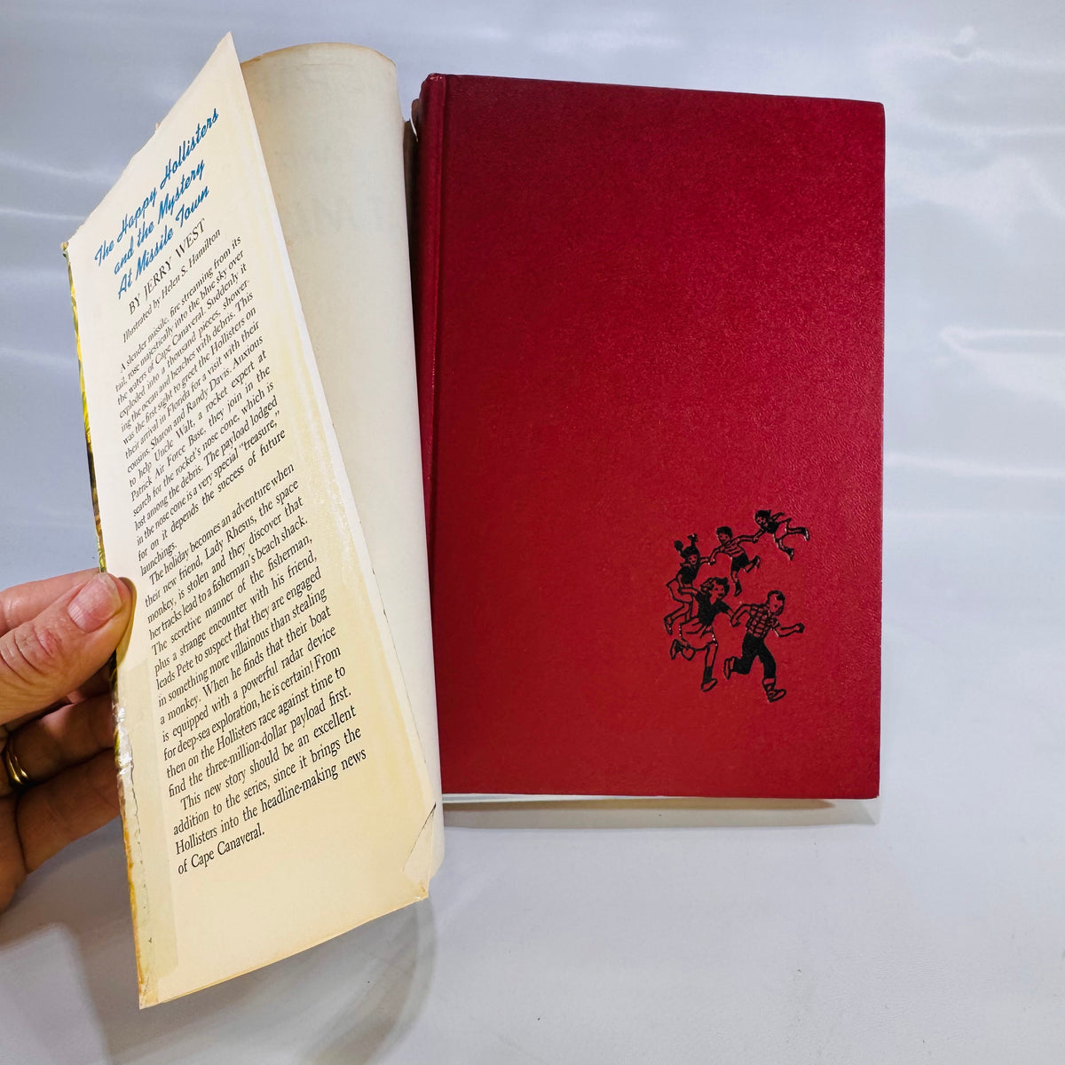 The Happy Hollisters and the Mystery at Mission Town by Jerry West (1961), Doubleday & Company Inc., Hardcover with Dust Jacket