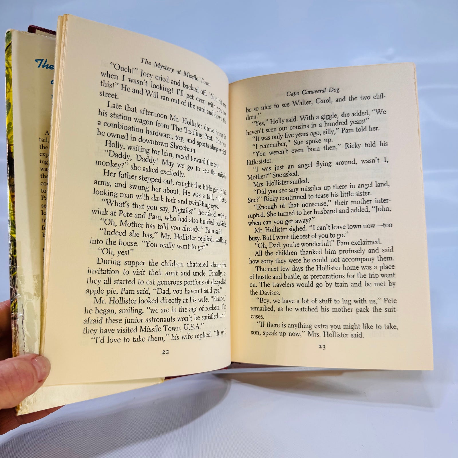The Happy Hollisters and the Mystery at Mission Town by Jerry West (1961), Doubleday & Company Inc., Hardcover with Dust Jacket