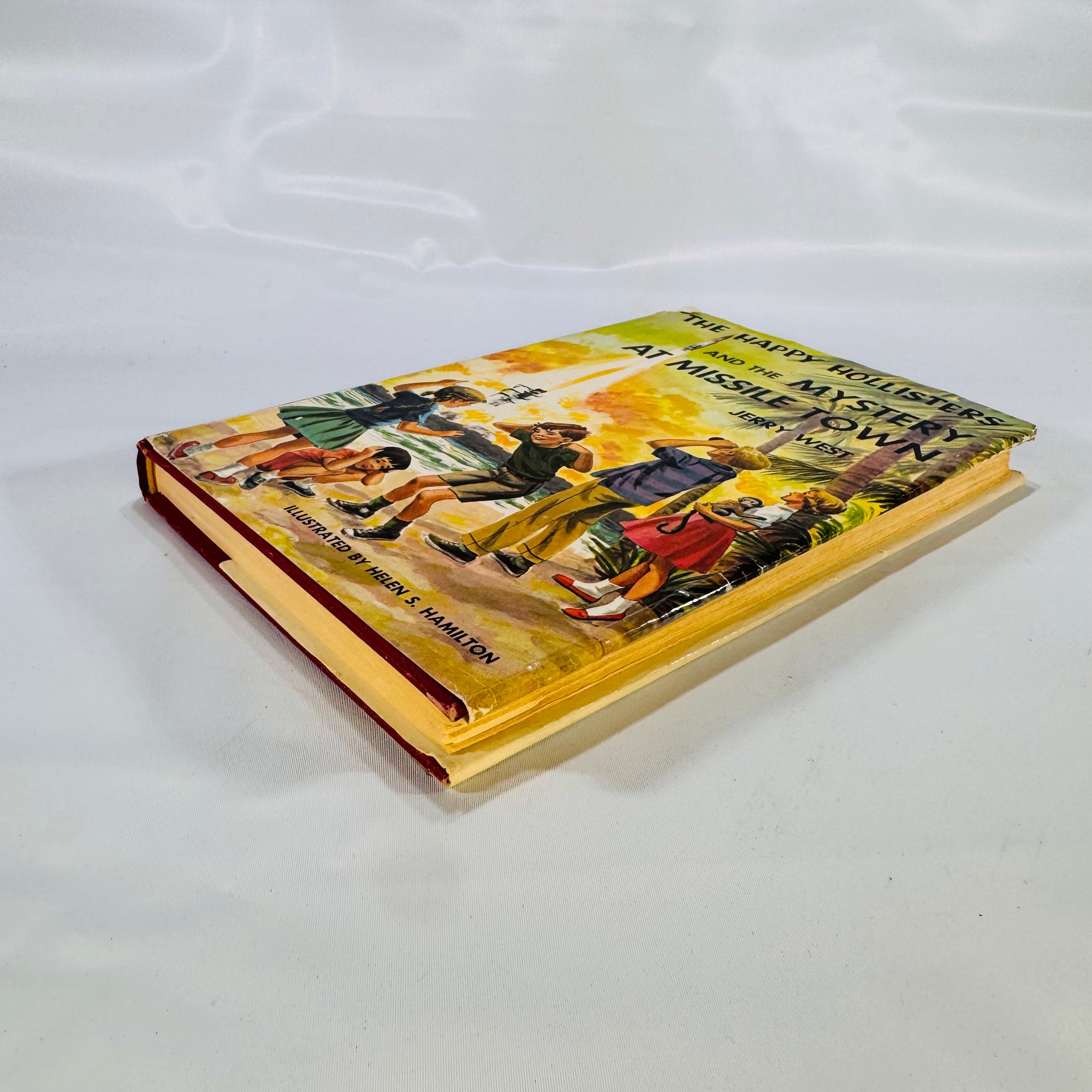 The Happy Hollisters and the Mystery at Mission Town by Jerry West (1961), Doubleday & Company Inc., Hardcover with Dust Jacket