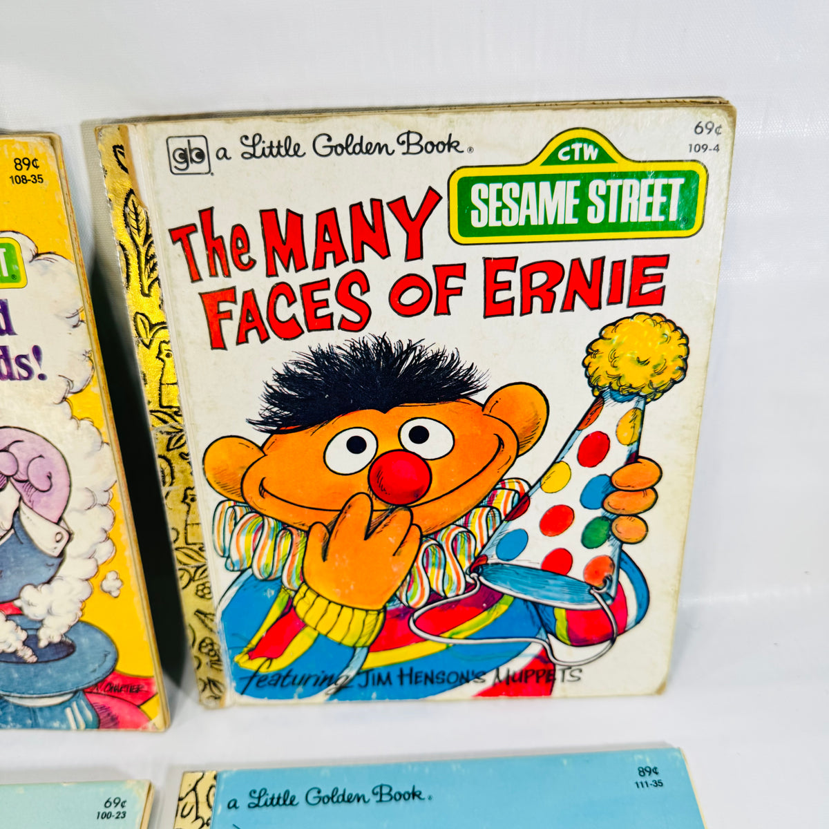 Little Golden Books Bundle of 7 Vintage Disney Sesame Street Bugs Bunny and More