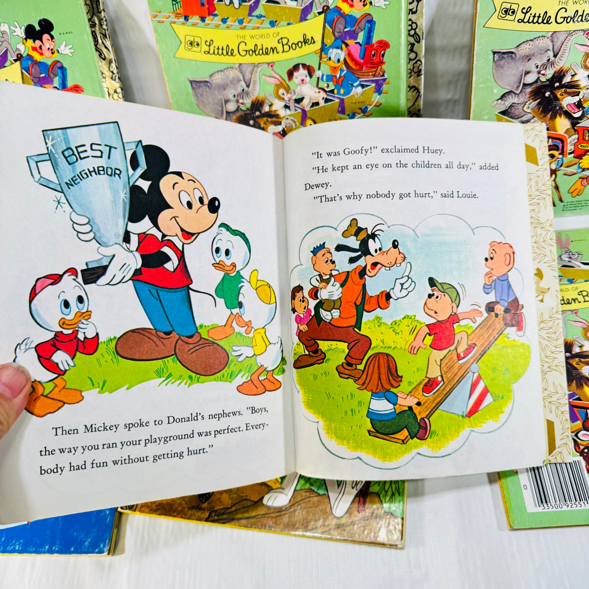 Little Golden Books Bundle of 7 Vintage Disney Sesame Street Bugs Bunny and More