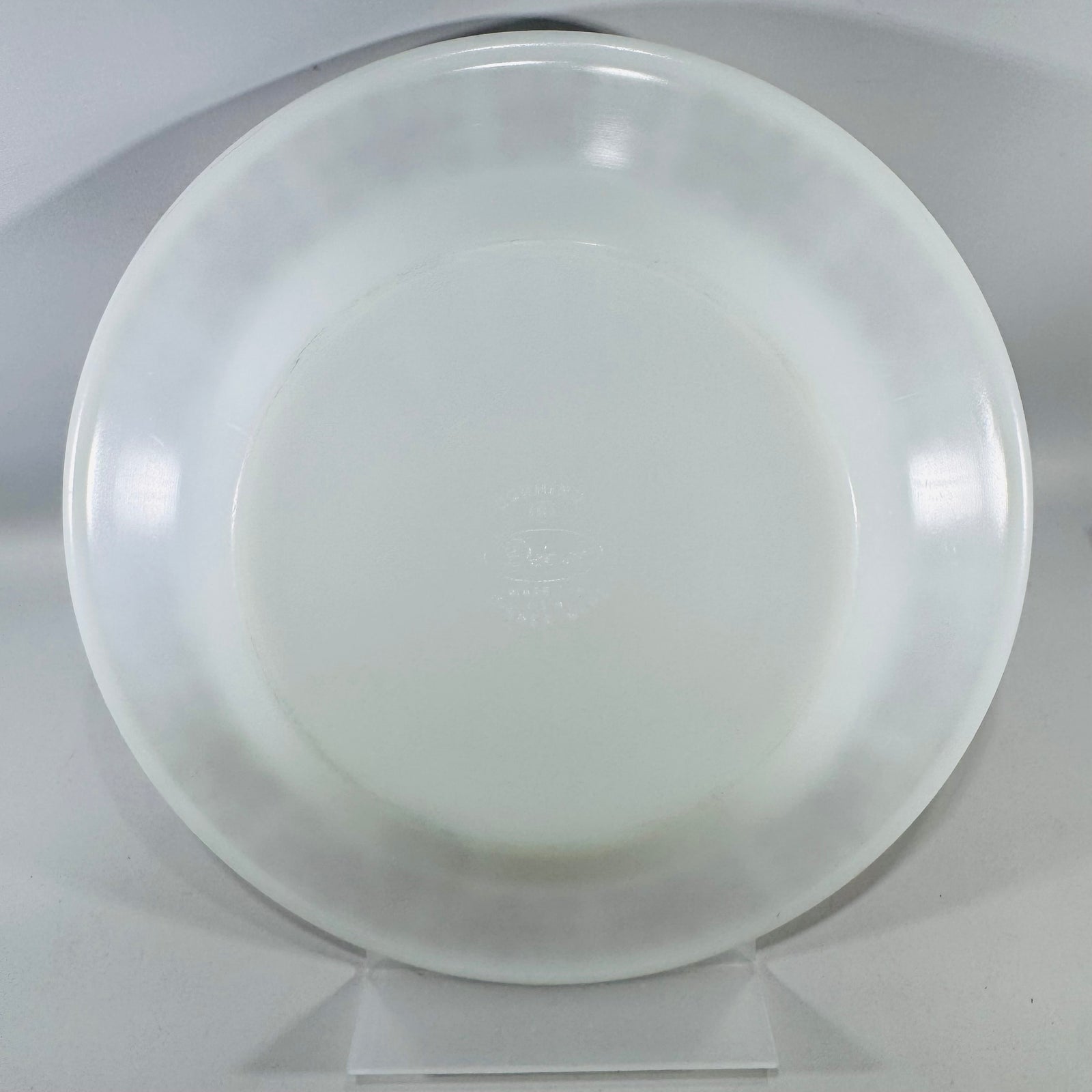 Pyrex Copper Filigree Dinner Plate | Milk Glass Brown Scroll Tableware