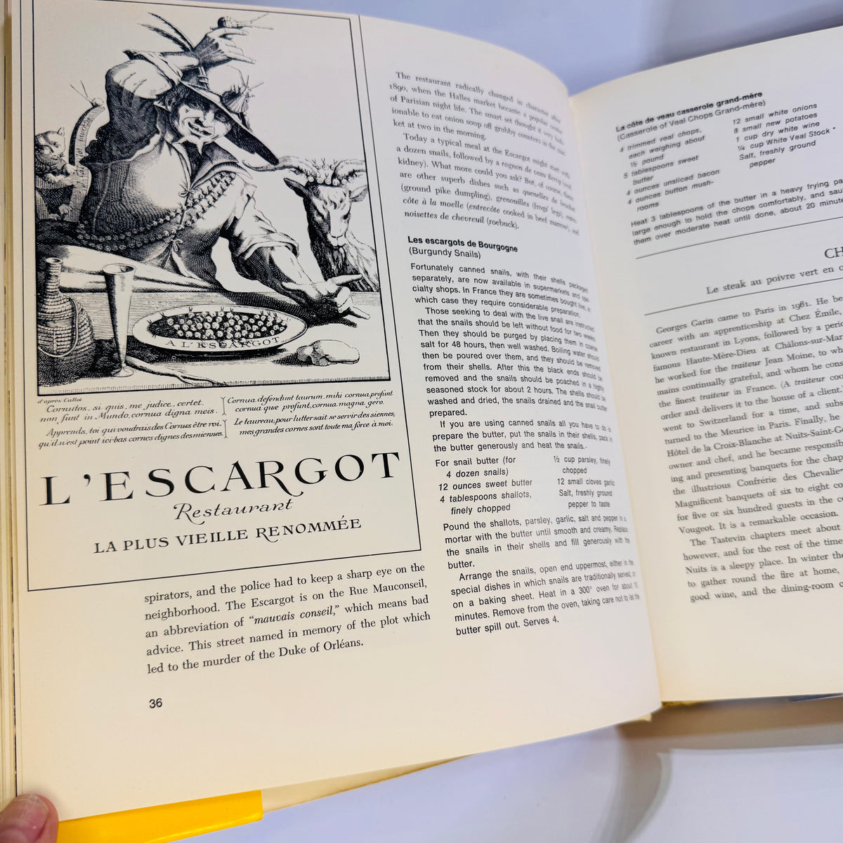Masterpieces of French Cuisine by Francis Amunategui (1971), Macmillan Company, Hardcover with Dust Jacket