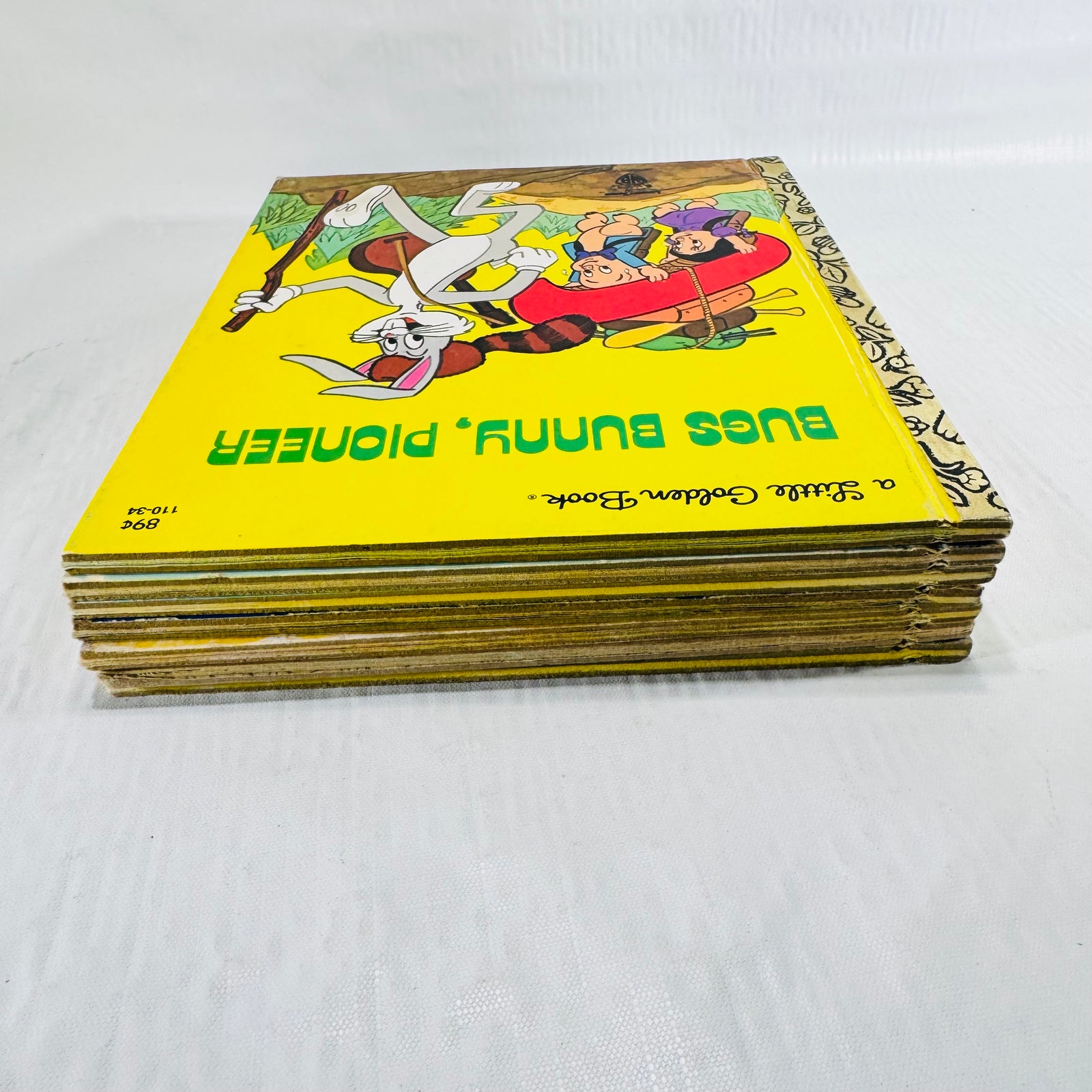 Little Golden Books Bundle of 7 Vintage Disney Sesame Street Bugs Bunny and More