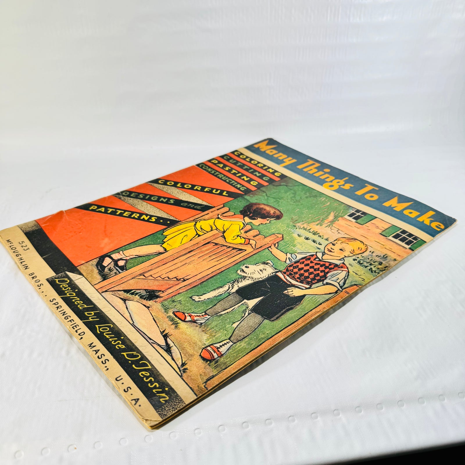 Many Things to Make No. 523, 1931 McLoughlin Bros. Craft Book by Louise D. Tessin