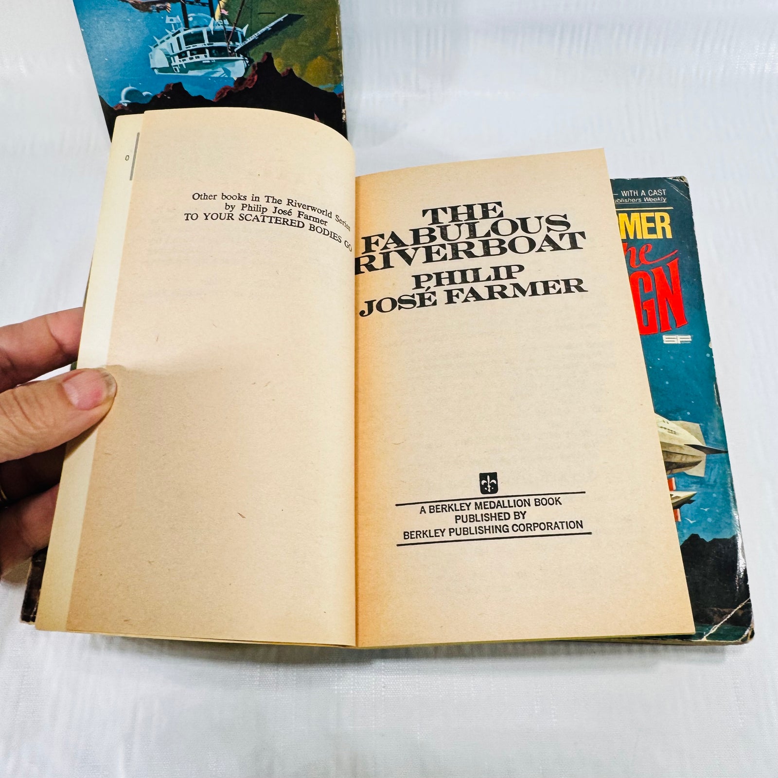 Philip José Farmer 4 Book Bundle, Riverworld and World of Tiers