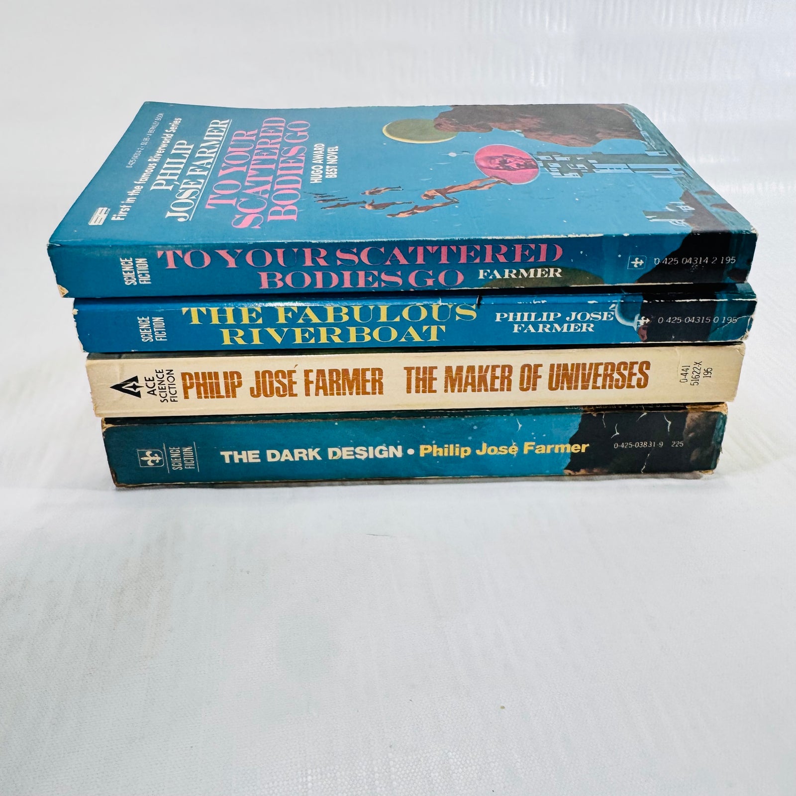 Philip José Farmer 4 Book Bundle, Riverworld and World of Tiers
