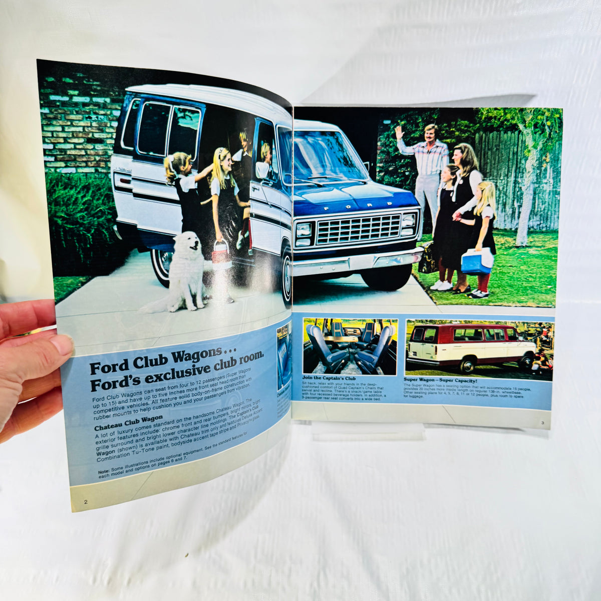 1980 Ford Club Wagon Original Sales Brochure, 8 Pages