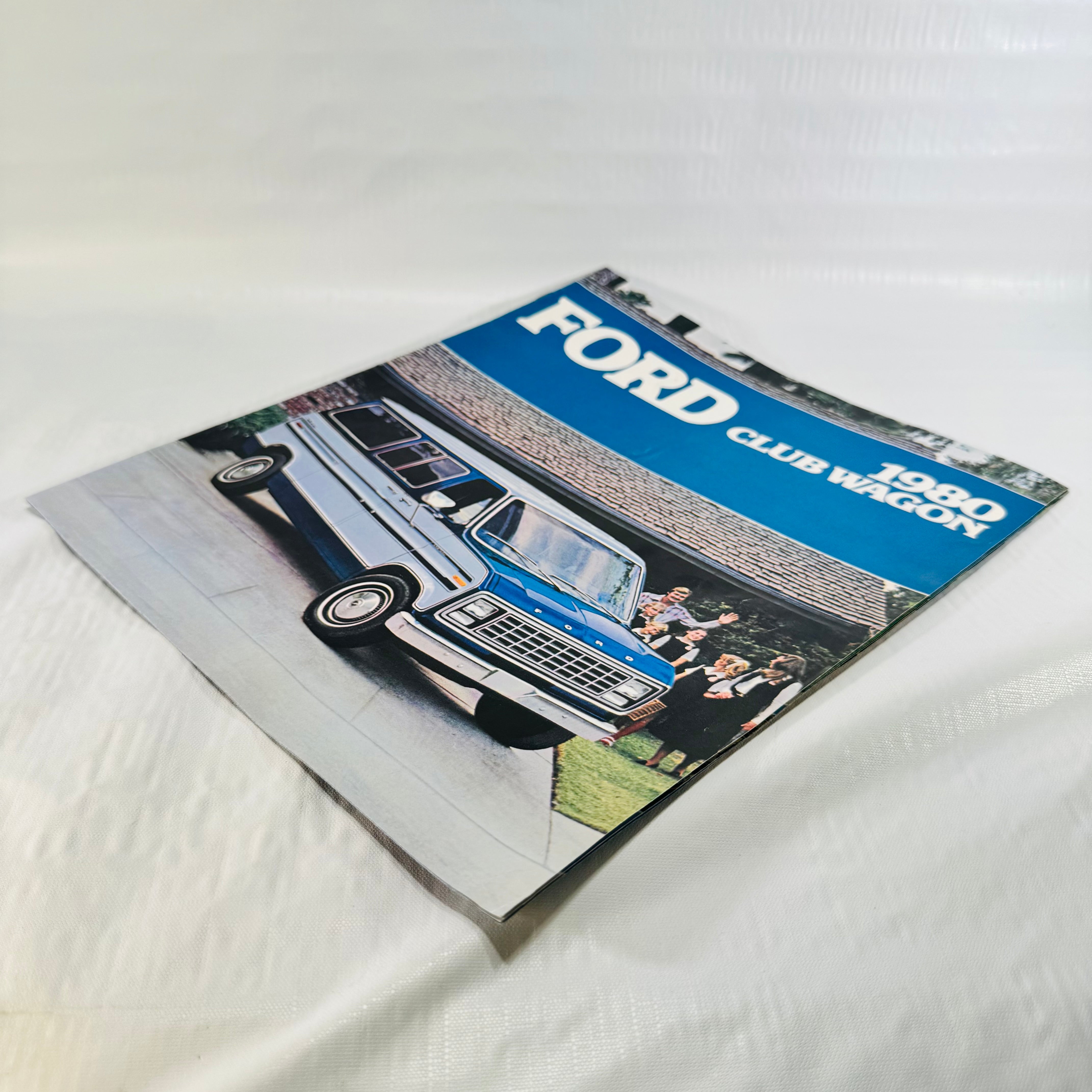 1980 Ford Club Wagon Original Sales Brochure - Reading Vintage