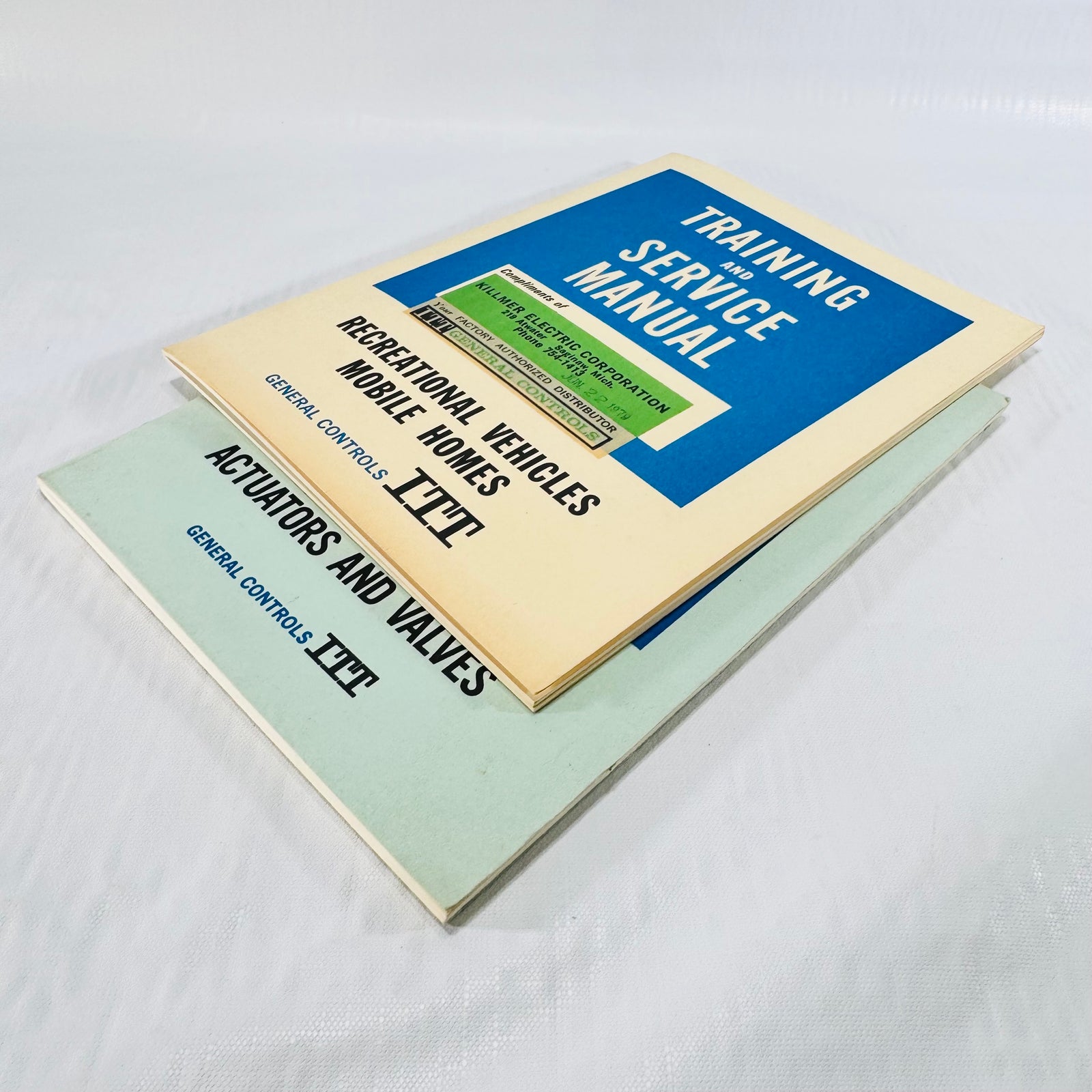 ITT General Controls Service Manuals 1970 RV Gas Controls and Hydramotor Bundle