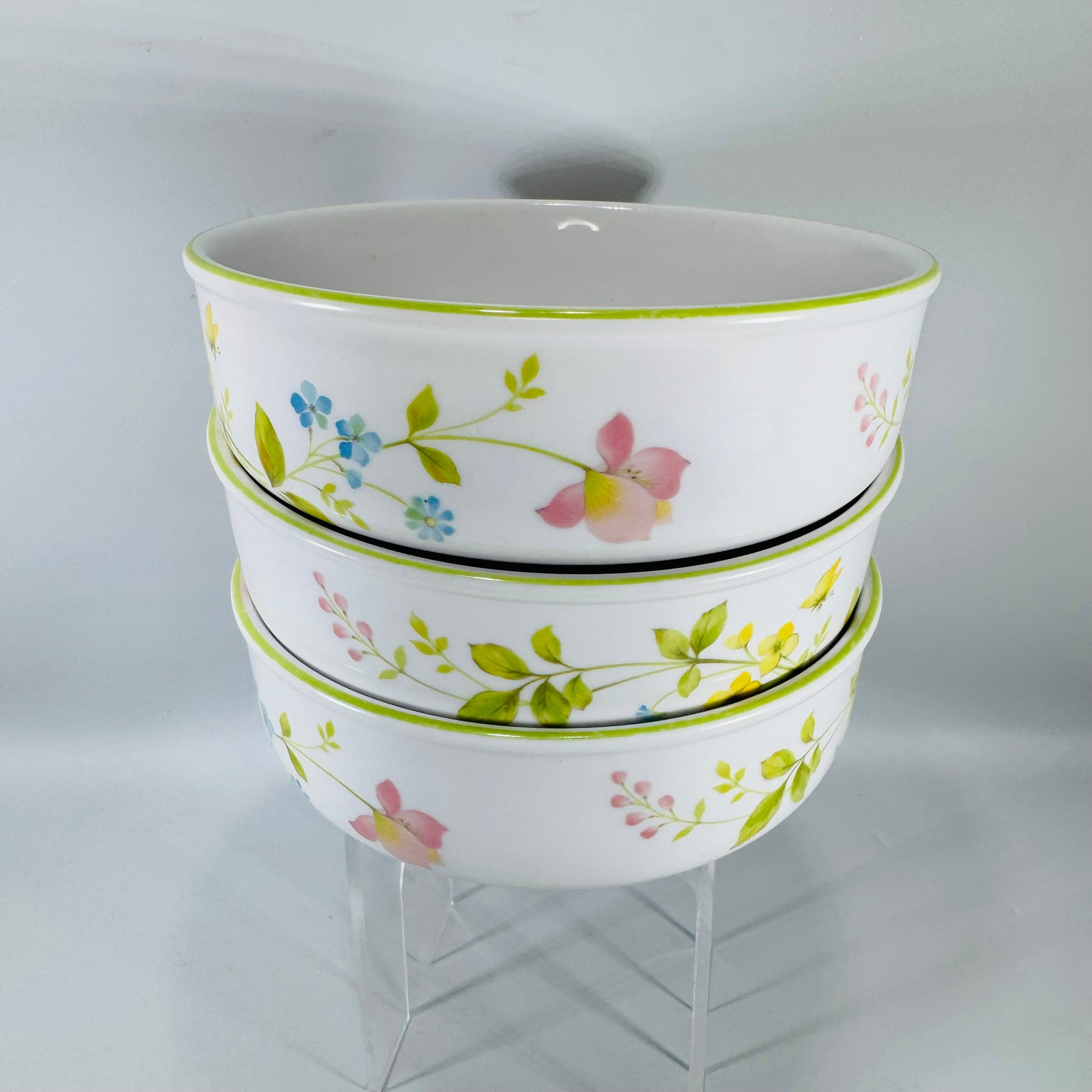 Noritake Progression Clear Day Bowls Set of 3 | Vintage Floral China