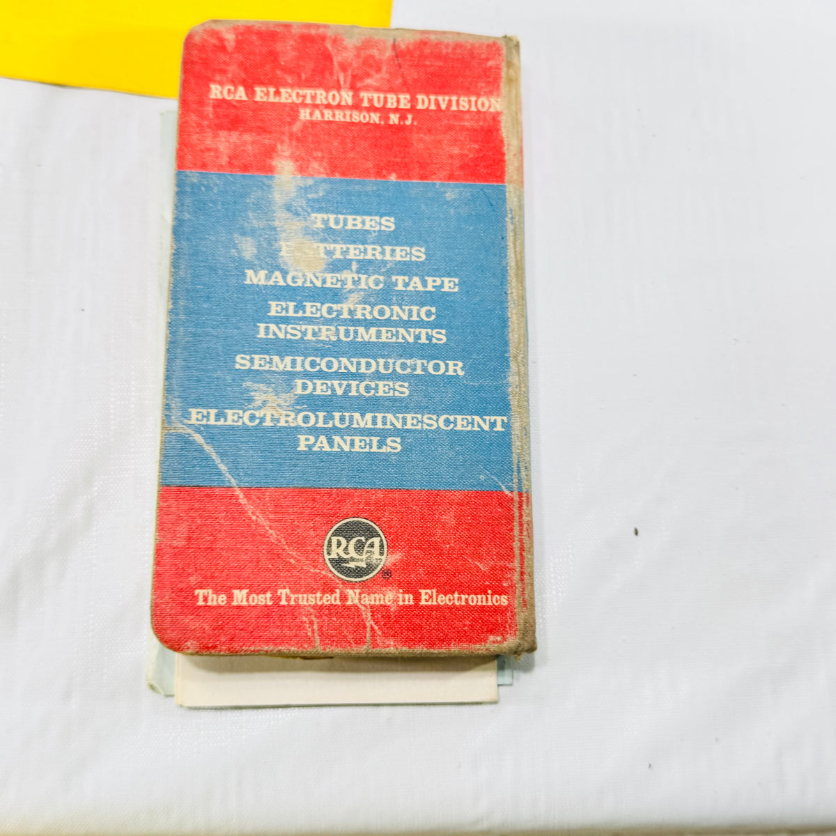 RCA Reference Book 1962 Bundle with Tung-Sol Base Connections, Philco, PACO and Cornell-Dubilier Radio TV Ephemera