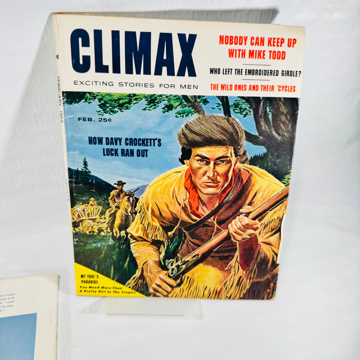 Saga Argosy Climax Magazine Bundle 1958 to 1959 Men's Adventure 3 Issues